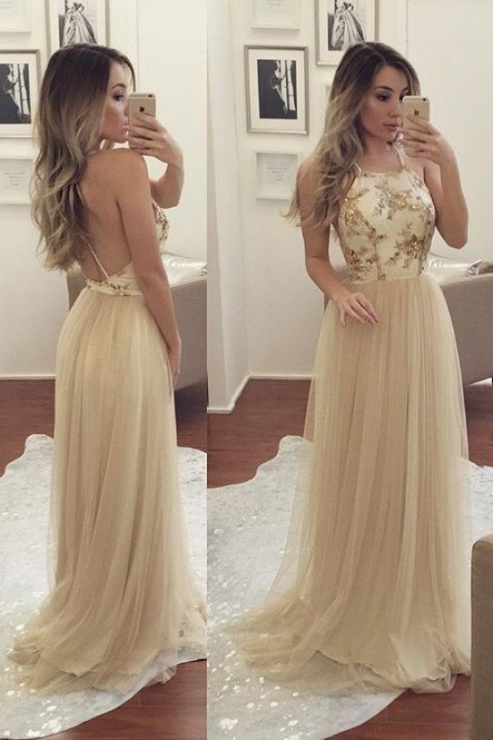 Charming Tulle Long Prom Evening Formal Dresses 3020566 Charming Tulle Long Prom Evening Formal Dresses 3020566