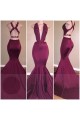 Sexy Deep-V-Neck Cross-Back Mermaid Long Prom Evening Dresses 3020577