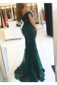 Mermaid Off-the-Shoulder Lace Long Prom Evening Dresses 3020586