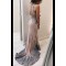 Elegant Two Pieces Long Prom Evening Dresses with Lace Appliques 3020599