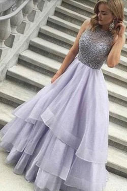 Ball Gown Long Prom Evening Dresses 3020606