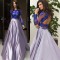 Two Pieces Long Sleeves Lace Prom Evening Party Dresses 3020626