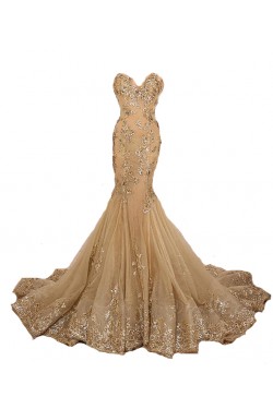 Mermaid Sweetheart Lace Long Prom Evening Party Dresses 3020628