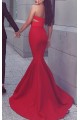 Long Red Mermaid Sweetheart Prom Evening Party Dresses 3020630
