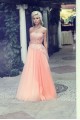 A-Line Beaded Lace Appliques Long Prom Evening Party Dresses 3020641