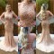 Mermaid Halter Beaded Long Prom Evening Party Dresses 3020645