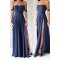 Long Blue Prom Evening Party Dresses 3020672