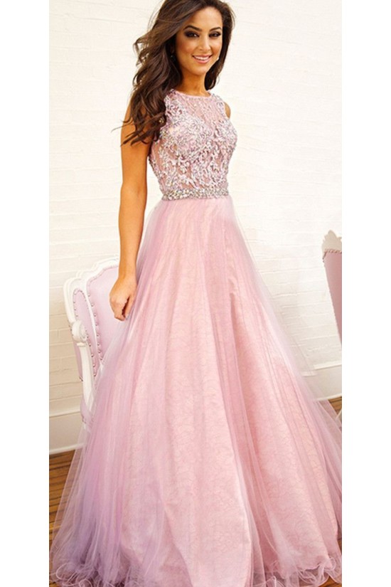 Elegant Long Pink Prom Evening Party Dresses 3020687 Elegant Long Pink Prom Evening Party Dresses 3020687