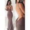 Sexy Backless Mermaid V-Neck Long Prom Evening Party Dresses 3020694