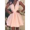 A-Line V-Neck Short Prom Homecoming Graduation Dresses 3020698