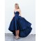 Blue High Low Sweetheart Prom Homecoming Graduation Dresses 3020703