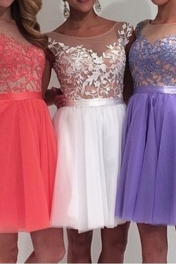 Short Lace Prom Evening Formal Dresses 3020729