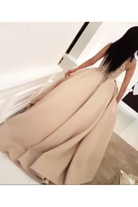 High Neck Long Prom Dresses Party Evening Gowns 3020737