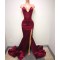 Mermaid V-Neck Long Prom Dresses Party Evening Gowns 3020738