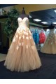 Ball Gown Sweetheart Tulle Lace Appliques Long Prom Formal Evening Party Dresses 3020770