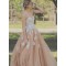 Ball Gown Sweetheart Tulle Lace Appliques Long Prom Formal Evening Party Dresses 3020770