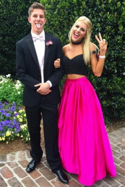 Two Pieces Off-the-Shoulder Prom Formal Evening Party Dresses 3020778