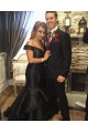 Mermaid Long Red Off-the-Shoulder Prom Formal Evening Party Dresses 3020791