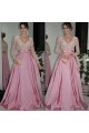 A-Line Long Sleeves V-Neck Prom Formal Evening Party Dresses 3020802 A-Line Long Sleeves V-Neck Prom Formal Evening Party Dresses 3020802