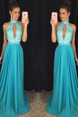 Long Blue Prom Formal Evening Party Dresses 3020819