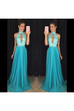 Long Blue Prom Formal Evening Party Dresses 3020819