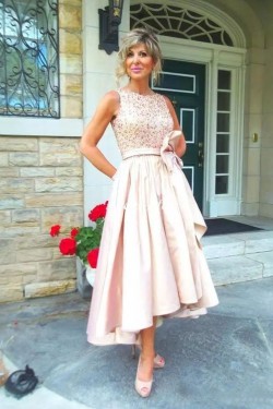 Elegant High Low Mother of The Bride Dresses Evening Gowns 3020849