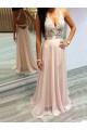 A-Line V-Neck Long Pink Lace Prom Formal Evening Party Dresses 3020893 A-Line V-Neck Long Pink Lace Prom Formal Evening Party Dresses 3020893