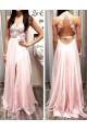 A-Line V-Neck Long Pink Lace Prom Formal Evening Party Dresses 3020893 A-Line V-Neck Long Pink Lace Prom Formal Evening Party Dresses 3020893