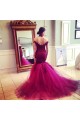 Mermaid Off-the-Shoulder Lace Long Prom Formal Evening Party Dresses 3020895