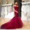 Mermaid Off-the-Shoulder Lace Long Prom Formal Evening Party Dresses 3020895
