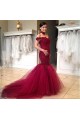 Mermaid Off-the-Shoulder Lace Long Prom Formal Evening Party Dresses 3020895