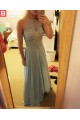 Long Green Lace Appliques and Chiffon Prom Formal Evening Party Dresses 3020907