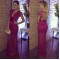 Mermaid V-Neck Lace Long Prom Formal Evening Party Dresses 3020932