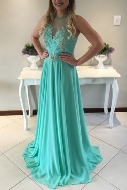 Long Chiffon Prom Formal Evening Party Dresses 3020936