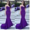 Mermaid Sweetheart Long Purple Prom Formal Evening Party Dresses 3020949