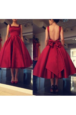 Red Satin Prom Formal Evening Party Dresses 3020978