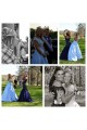 Beaded Long Blue Prom Formal Evening Party Dresses 3020984
