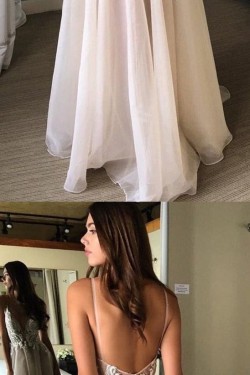 Inexpensive Long Prom Dresses Evening Formal Dresses with Lace Appliques 601001