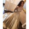 Elegant Long Sleeves Lace Prom Dresses Ball Gown Evening Gowns 601005