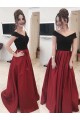 A-Line Long Prom Dresses Off-the-Shoulder Evening Gowns 601006 A-Line Long Prom Dresses Off-the-Shoulder Evening Gowns 601006