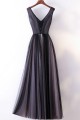 Elegant A-Line V-Neck Long Prom Dresses Evening Gowns 601010 Elegant A-Line V-Neck Long Prom Dresses Evening Gowns 601010
