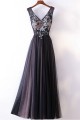 Elegant A-Line V-Neck Long Prom Dresses Evening Gowns 601010 Elegant A-Line V-Neck Long Prom Dresses Evening Gowns 601010