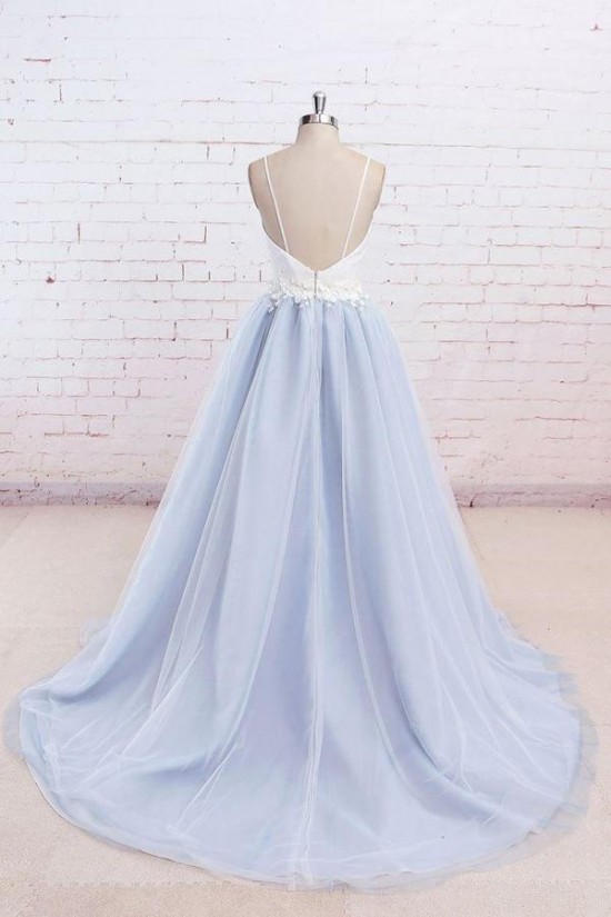 A-Line V-Neck Spaghetti Straps Long Prom Dresses Formal Evening Dresses 601022 A-Line V-Neck Spaghetti Straps Long Prom Dresses Formal Evening Dresses 601022