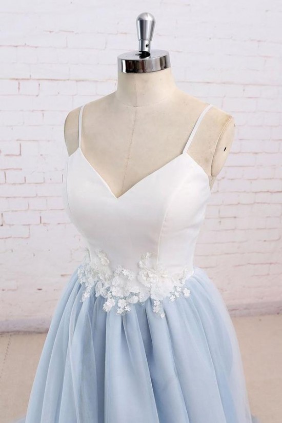 A-Line V-Neck Spaghetti Straps Long Prom Dresses Formal Evening Dresses 601022 A-Line V-Neck Spaghetti Straps Long Prom Dresses Formal Evening Dresses 601022