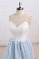 A-Line V-Neck Spaghetti Straps Long Prom Dresses Formal Evening Dresses 601022 A-Line V-Neck Spaghetti Straps Long Prom Dresses Formal Evening Dresses 601022
