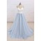 A-Line V-Neck Spaghetti Straps Long Prom Dresses Formal Evening Dresses 601022