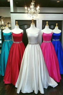 Beaded Ball Gown Long Prom Dresses Formal Evening Dresses 601034