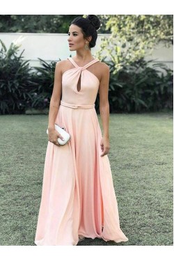 A-Line Long Prom Dresses Formal Evening Dresses 601038