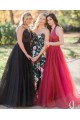 A-Line V-Neck Long Prom Dresses Formal Evening Dresses 601041 A-Line V-Neck Long Prom Dresses Formal Evening Dresses 601041