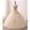 Ball Gown Sweetheart Gold Lace Appliques Long Prom Dresses Formal Evening Dresses 601059